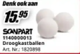 MediaMarkt Scanpart 1140000013 Droogkastballen aanbieding