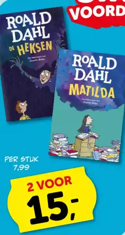 Boekenvoordeel Roald dahl matilda de heksen / matilda aanbieding