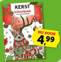 Boekenvoordeel Kerst kleurboek voor volwassenen aanbieding