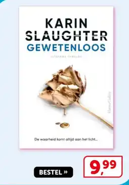 Boekenvoordeel Karin slaughter gewetenloos aanbieding