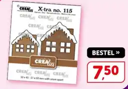 Boekenvoordeel Crealies X-tra no. 115 aanbieding
