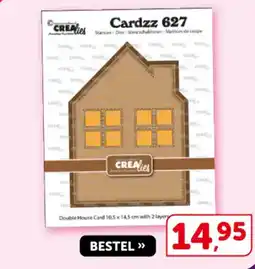 Boekenvoordeel Crealies cardzz 627 aanbieding