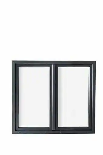 Zelfbouwmarkt Dubbel Opendraaiend Raam Pvc Antr/wit Deceuninck 1600x1400mm aanbieding
