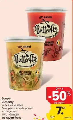 Carrefour Market Butterfly soupe aanbieding