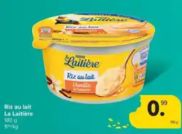 Carrefour Market La Laitière Riz au lait aanbieding