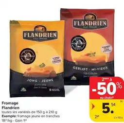 Carrefour Market Flandrien Fromage aanbieding