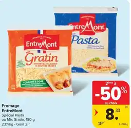 Carrefour Market EntreMont Fromage aanbieding