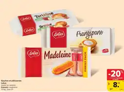 Carrefour Market Lotus Gaufres et pâtisseries aanbieding