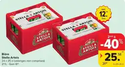 Carrefour Market Stella Artois biere aanbieding