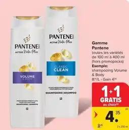 Carrefour Market Pantene Gamme aanbieding