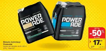 Carrefour Market Powerade Boisson isotonique aanbieding