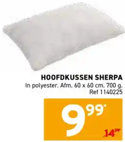 Trafic Hoofdkussen sherpa aanbieding