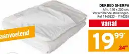 Trafic Dekbed sherpa aanbieding