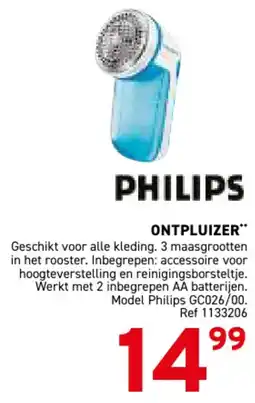 Trafic Philips ontpluizer aanbieding