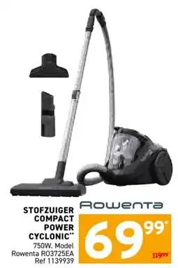 Trafic Rowenta stofzuiger compact power cyclonic RO3725EA aanbieding