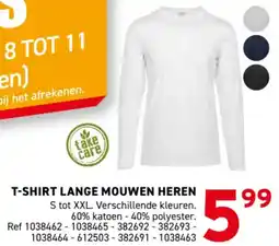 Trafic T-Shirt Lange Mouwen Heren aanbieding