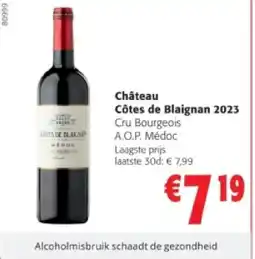 Colruyt Château Côtes de Blaignan 2023 aanbieding
