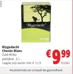 Colruyt Blygedacht Chenin Blanc aanbieding