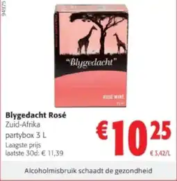Colruyt Blygedacht Rosé aanbieding