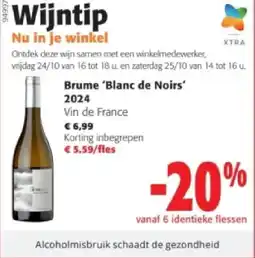 Colruyt Brume 'Blanc de Noirs 2024 aanbieding