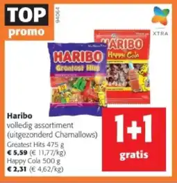 Colruyt Haribo Greatest Hits 475 g aanbieding