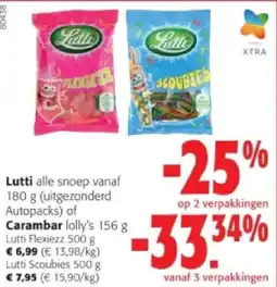 Colruyt Lutti Flexiezz 500 g aanbieding