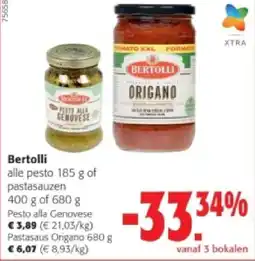 Colruyt Bertolli Pesto alla Genovese aanbieding