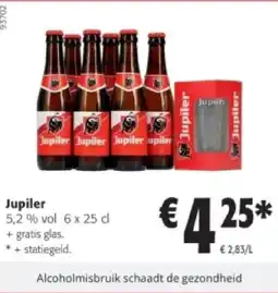 Colruyt Jupiler 5,2 % vol 6x 25 cl aanbieding