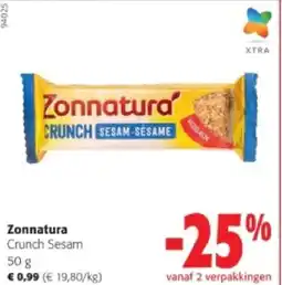 Colruyt Zonnatura Crunch Sesam 50 g aanbieding