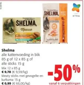 Colruyt Shelma Mix 12x 85 g aanbieding