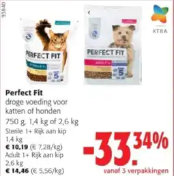 Colruyt Perfect Fit Adult 1+ Rijk aan kip 2,6 kg aanbieding
