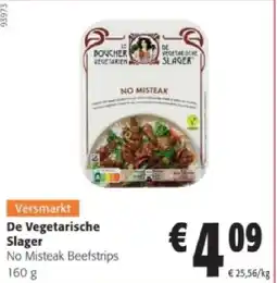 Colruyt De Vegetarische Slager No Misteak Beefstrips 160 g aanbieding