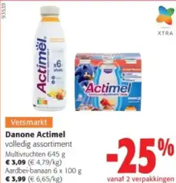 Colruyt Danone Actimel aanbieding