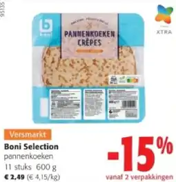 Colruyt Boni Selection pannenkoeken aanbieding
