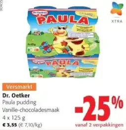 Colruyt Dr. Oetker Paula pudding aanbieding