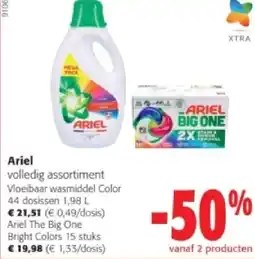 Colruyt Ariel volledig assortiment aanbieding
