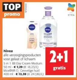 Colruyt Nivea alle verzorgingsproducten aanbieding