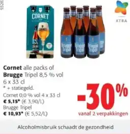 Colruyt Cornet 0,0% vol 4 x 33 cl aanbieding