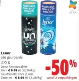 Colruyt Lenor Unstoppables Fris aanbieding