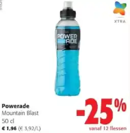 Colruyt Powerade Mountain Blast 50 d aanbieding
