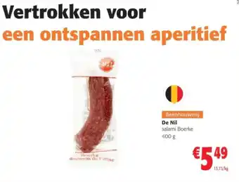 Colruyt De Nil salami Boerke 400 g aanbieding