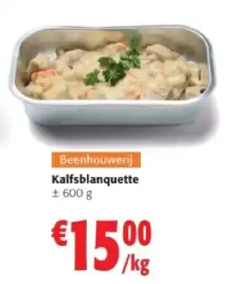 Colruyt Kalfsblanquette aanbieding