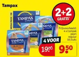 Kruidvat Tampax aanbieding