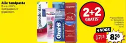 Kruidvat Alle tandpasta aanbieding