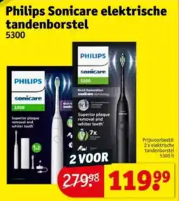 Kruidvat Philips sonicare elektrische tandenborstel aanbieding