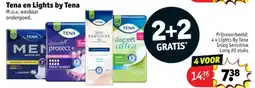 Kruidvat Tena en Lights by Tena aanbieding