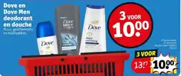 Kruidvat Dove en Dove Men deodorant en douche aanbieding