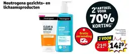 Kruidvat Neutrogena gezichts en lichaamsproducten aanbieding