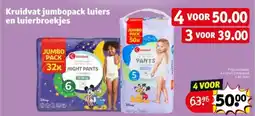 Kruidvat Kruidvat jumbopack luiers en luierbroekjes aanbieding