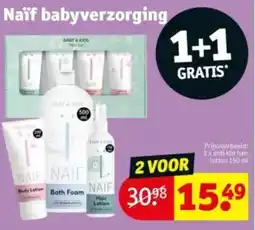 Kruidvat Naïf babyverzorging aanbieding